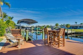 Upscale Villa with Pool and Boat Dock in Cape Coral